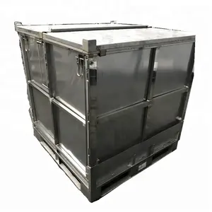 Réservoir pliable en acier inoxydable 304 IBC recyclé avec bag-TIM1 intérieur de qualité alimentaire