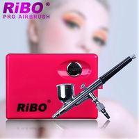 Kit de mini aérographe de maquillage, avec trois mini aérographe, compresseur d'air pour maquillage, peinture du corps, tatouages temporaires, ongles