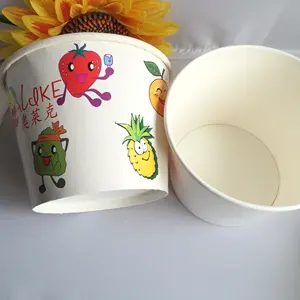 Aanpassen Papier Cup, Volledige Oz Popcorn Gedrukt Emmer