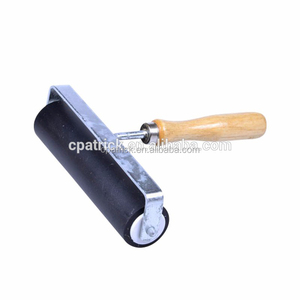 Cpatrick rol <span class=keywords><strong>Brayer</strong></span> karet lebar 15cm, dengan pegangan kayu - Product Image 2