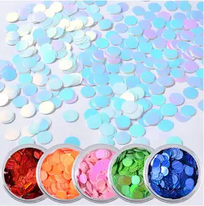 Hot Koop Pailletten Platte Ronde Pvc Losse Sequin Paillette Naaien Craft Voor Kleding Bruiloft Kerst Decoratie