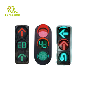 Feux de signalisation à LED avec feux clignotants rouges et verts Feux de signalisation de 300mm - Product Image 2