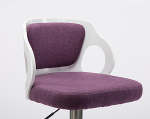 بيع بالجملة عالية الجودة بينتوود الأرجواني قابل للتعديل الإفطار ، مقاعد بار دوار للبيع - Product Image 3