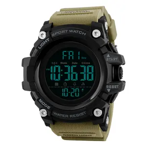 Skmei vendite online orologi digitali resistenti all'acqua 5ATM dual time orologi sportivi digitali da uomo impermeabili #1384