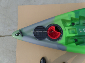 2018 China OEM al por mayor no inflable barato plegable océano plástico canoa Venta kayak individual - Product Image 4
