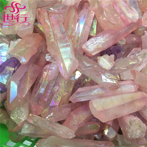 All'ingrosso naturale angelo Aura quarzo cristallo grezzo bastoncino per la <span class=keywords><strong>guarigione</strong></span> e gli scopi decorativi - Product Image 1