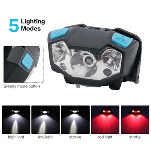 Linterna <span class=keywords><strong>Frontal</strong></span> de 3000 Lúmenes con Carga USB, 5 Modos, Sensor de Movimiento para Correr, Luz LED <span class=keywords><strong>Frontal</strong></span> con Sensor de Inducción Infrarroja - Product Image 5