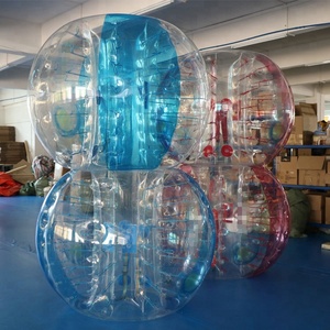 Burbuja inflable de 0,7 mmTPU de 1,5 m de diámetro, color a rayas, pelota de fútbol - Product Image 3