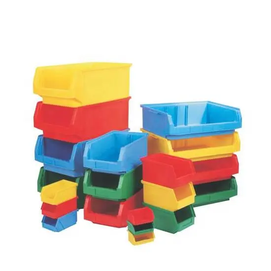 Magazzino stack impilabile in plastica utilizzato parti di picking contenitori di stoccaggio