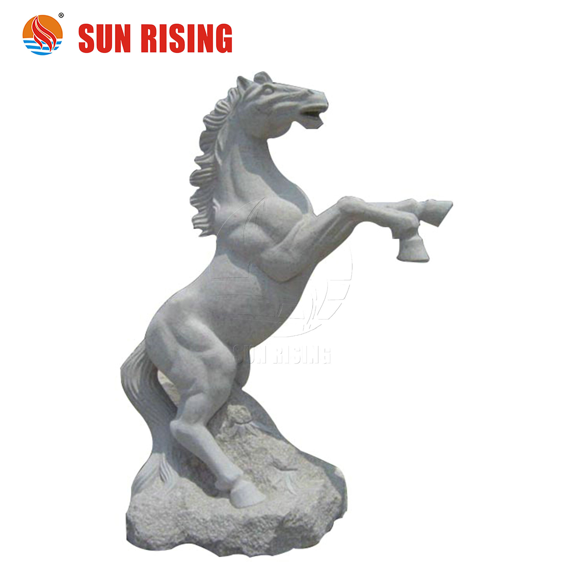 Carved Garden Outdoor Granite Horse Sculpture, Stone Horse Statues for Sale