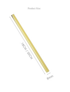 Nouveau Plat Simple Droite <span class=keywords><strong>Verre</strong></span> À Boire De <span class=keywords><strong>Paille</strong></span> De Mariage <span class=keywords><strong>Pyrex</strong></span> De Mode Réutilisable - Product Image 3