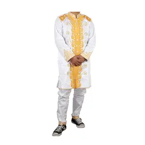 Queency 2019 מותאם אישית Bazin Riche בגדי גברים דאשיקי בתוספת גודל גברים חליפת אופנה מסורתית בגדים אפריקאים