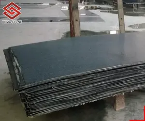 Lightweight Ultra Thin Natural Flexible Black Granite Stone Sheets for Exterior Veneer