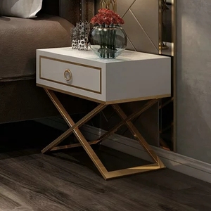 Elegant <strong>High</strong> Glossy Modern White <strong>Bedside</strong> <strong>Table</strong> - Product Image 3