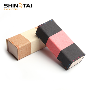 Hộp Đựng Kính Bằng Da Pu Có Thể Gập Lại Theo Yêu Cầu Hình Chữ Nhật Vỏ Cứng Mang Tính Cá Nhân - Product Image 1