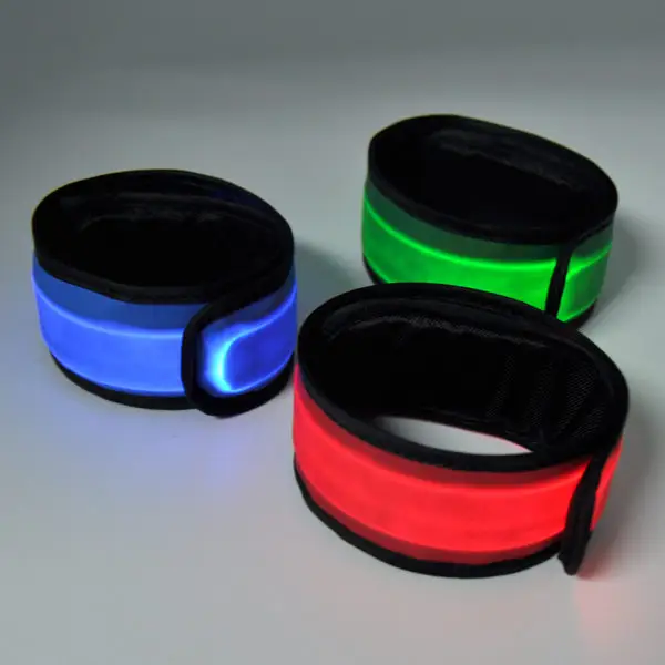 Chất Lượng Cao Led Nhấp Nháy Slap Phong Cách LED Dây Đeo Cổ Tay Led Slap Armband Led Slap Bracelet