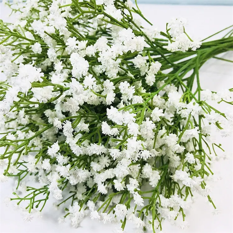D1084 Bunga Buatan Langsung dari Pabrik Sutra Bayi Harga Rendah untuk Dekorasi Pernikahan