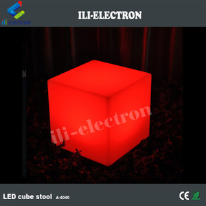 LED Cube Meubles Tabouret de Bar - Product Image 1