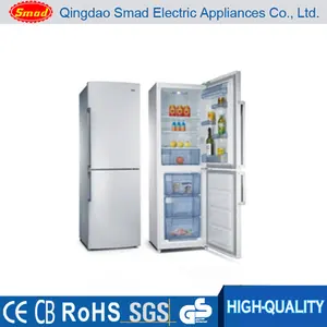 el uso doméstico de dos puerta de pie grande capacidad de la parte superior del refrigerador nevera