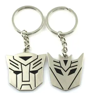 Sample Order Accepteren Hot Selling Paar Sleutelhanger Creatieve Metalen Transformers Paar Sleutelhanger Opknoping Ring Gift