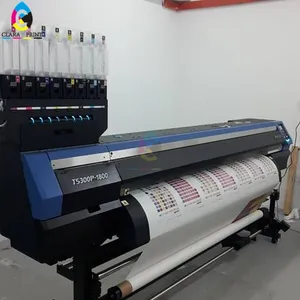 दूसरा हाथ/इस्तेमाल किया Mimaki TS300P-1800 उच्च बनाने की क्रिया प्रिंटर का उपयोग के साथ M015885 printhead