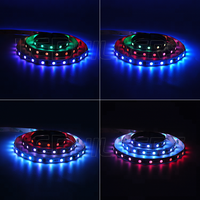 Couleur magique WS2818 IC RVB SMD 5050 300 LED s chasse rêve LED bande