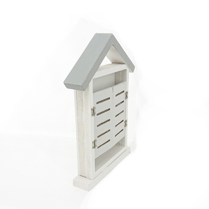 Boîte à clés décorative en bois Littel House, à poser ou à fixer au mur, avec gravure d'animaux - Product Image 3