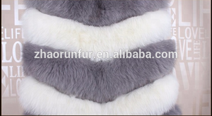 Chaleco de piel de zorro real para mujer Chaleco de piel de zorro natural