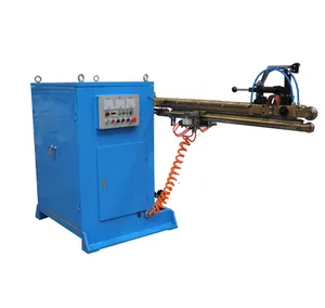 HVAC round air duct straight stitch seam overlap welding machine price