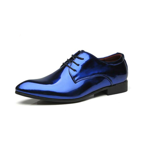 2025 últimos Oxfords tamaño 48 charol brillante zapatos casuales de negocios moda juvenil vestido de fiesta zapatos masculinos formales - Product Image 3