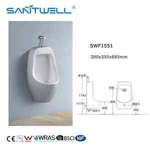 <span class=keywords><strong>Urinario</strong></span> sin Agua, Nuevos Modelos, Urinarios Portátiles de Cerámica para Hombres - Product Image 2