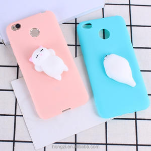 Squishy 3D Phone Case For Xiaomi Redmi 4X Soft Silicone Panda Cartoon Cover For Redmi 4X 4A 4 Pro Note 4 4X Case Funda Capa