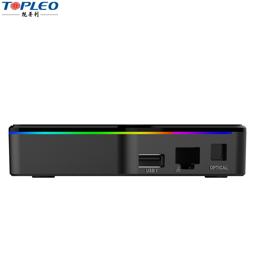 Dual wifi 2.4G + 5G + Bluetooth 2017 mejor s912 amlogic 4 gb ram 16 gb rom android 6.0 malvavisco caja de la tv inteligente