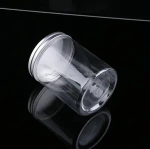 Zout suiker koffie plastic potten, PET jar voor gift verpakking, brede mond plastic pot