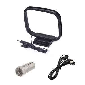 Indoor PAL FM <span class=keywords><strong>Antenna</strong></span> 75 Ohmと<span class=keywords><strong>3.5MM</strong></span> Connector AM Loop <span class=keywords><strong>Antenna</strong></span> Aerial SetためHome Radios Stereo Receiver Systems