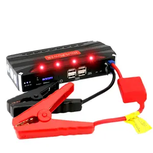 Emergency tool multi-function battery portable 12V car jump starter with LED Light SOS