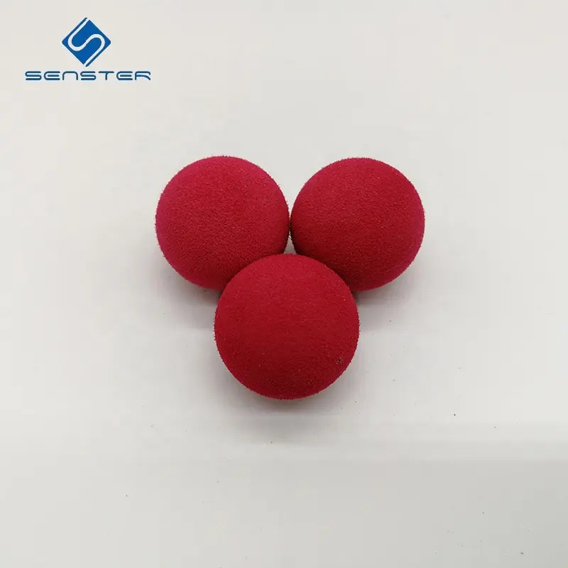 Palla di schiuma di colore rosso 40mm eva palla giocattolo pistola pallina di schiuma