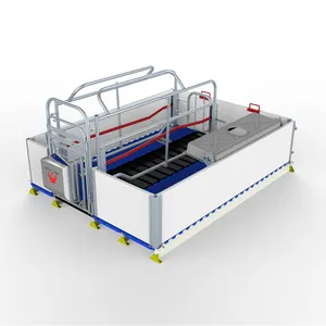 Tablero de PVC de alta resistencia, 2,4x1,8 m, jaula de partos para cerdos a la venta en Filipinas