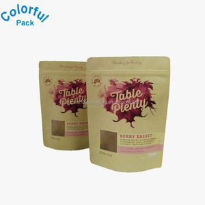 Sac en papier kraft personnalisé, 450 sachets en papier kraft pour emballage de graines de onyques, à fermeture éclair, vente en gros - Product Image 2