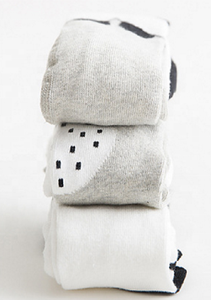 Calcetines de bebé personalizados novedad venta al por mayor Panda blanco y negro lindo - Product Image 6