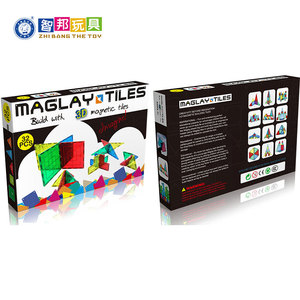 어린이를위한 교육용 빌딩 블록 아기 유치원 마그네틱 타일 건설 장난감 5 ~ 7 세 동물에서 영감을 얻은 장난감 - Product Image 6