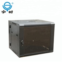 Armoire murale en acier à double section d'occasion 6u/9u/12u Rack de serveur réseau pour équipement de commutation Rack d'ordinateur