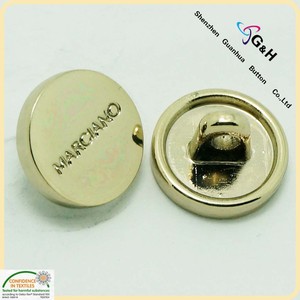 Tùy chỉnh Rose <span class=keywords><strong>Gold</strong></span> Shank ngôi sao màu trắng kim loại nút với lỗ cho quần áo - Product Image 6