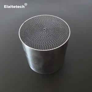Metal carrier catalyst filter element for gas purification equipment