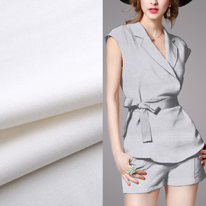 Nueva moda plain blanco rayón tejido de mezcla de nylon tela <span class=keywords><strong>roma</strong></span> - Product Image 1