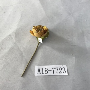 <span class=keywords><strong>Mini</strong></span> künstliche Glitzer Rose Blume Einzels tamm - Product Image 4