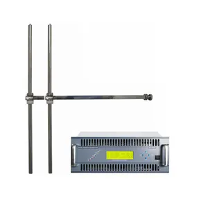 2000Watts 2kw FM Radio Broadcast Transmitter for radio station ZHC618F-2000C and DV1 High Gain Antenna