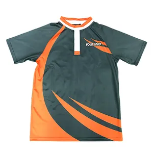 Sublimation Rugby Jersey Fabric Uniforms Custom Rugby Jersey