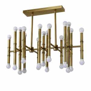 JYLIGHTING Meurice Modern Rectangular Pendant Lamp LED <strong>Light</strong> Design with Metal Glass for Restaurant <strong>Dining</strong> Lighting Fixtures - Product Image 2
