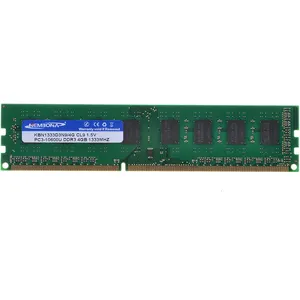 निर्माता के लिए रैम कीमत डेस्कटॉप मेमोरी DDR3 4G 4GB 1333mhz रैम पीसी 10600